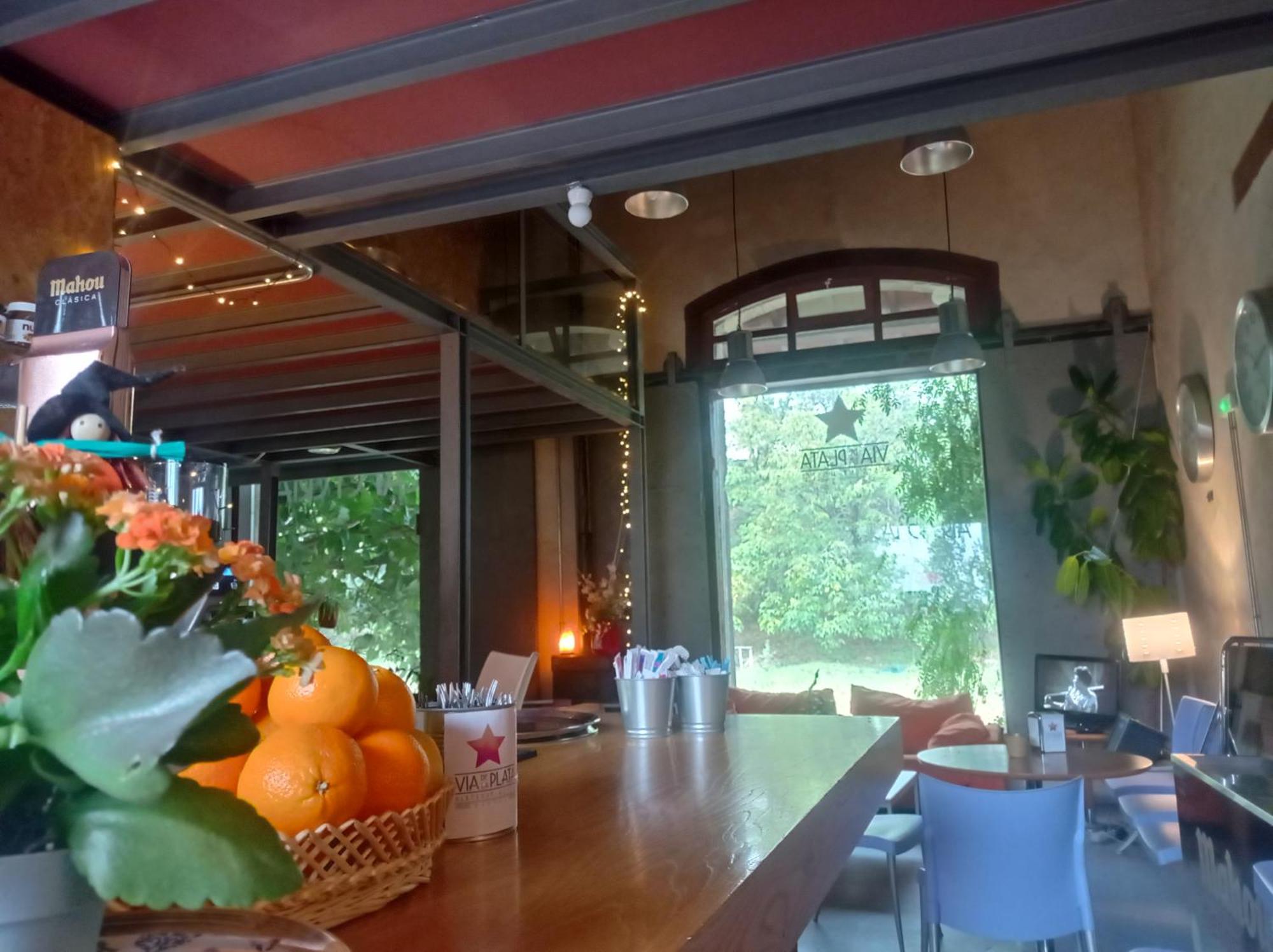 Albergue & Cafeteria Via De La Plata Hervás Kültér fotó